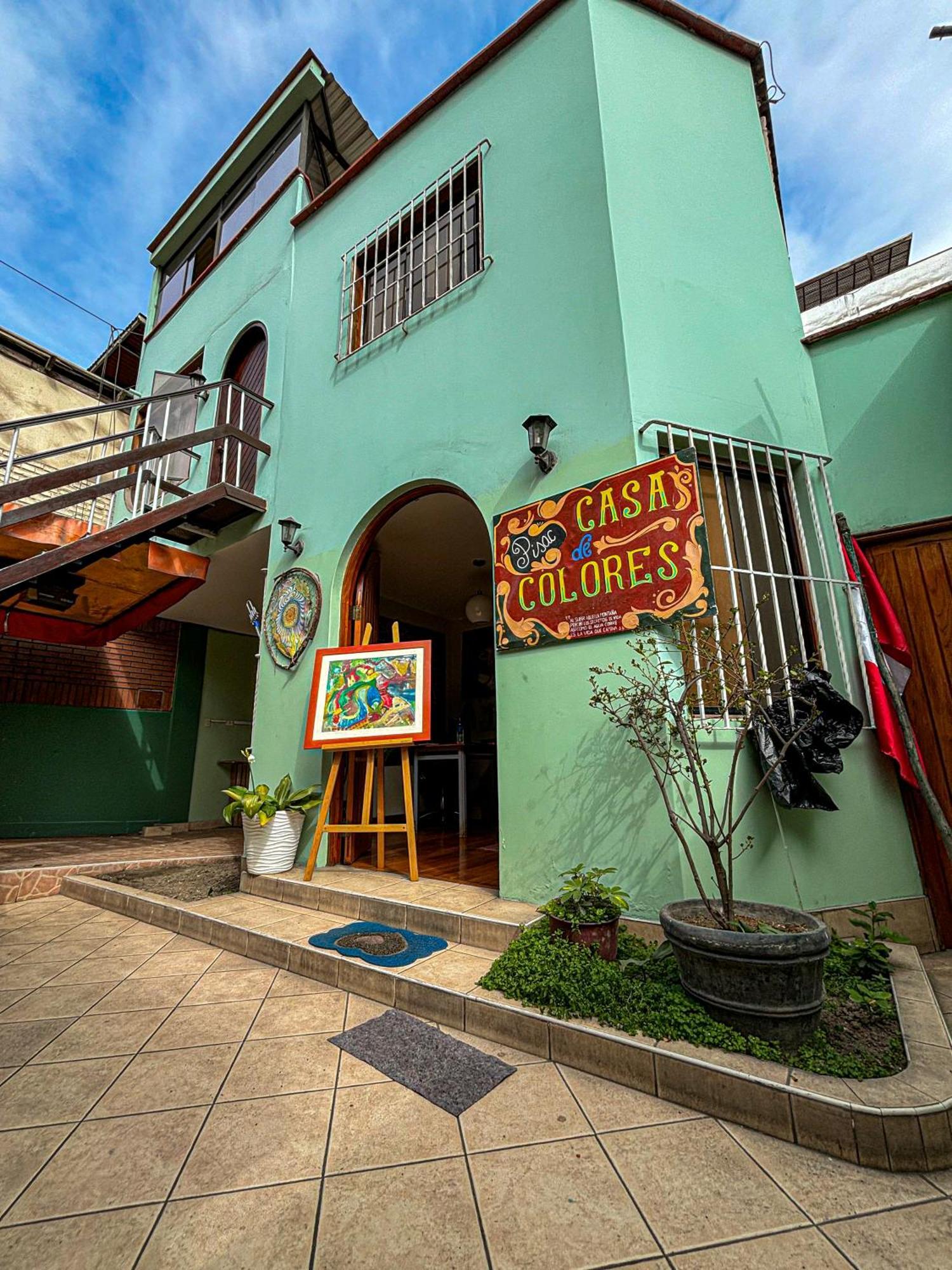 Hostel Colores Miraflores ليما المظهر الخارجي الصورة